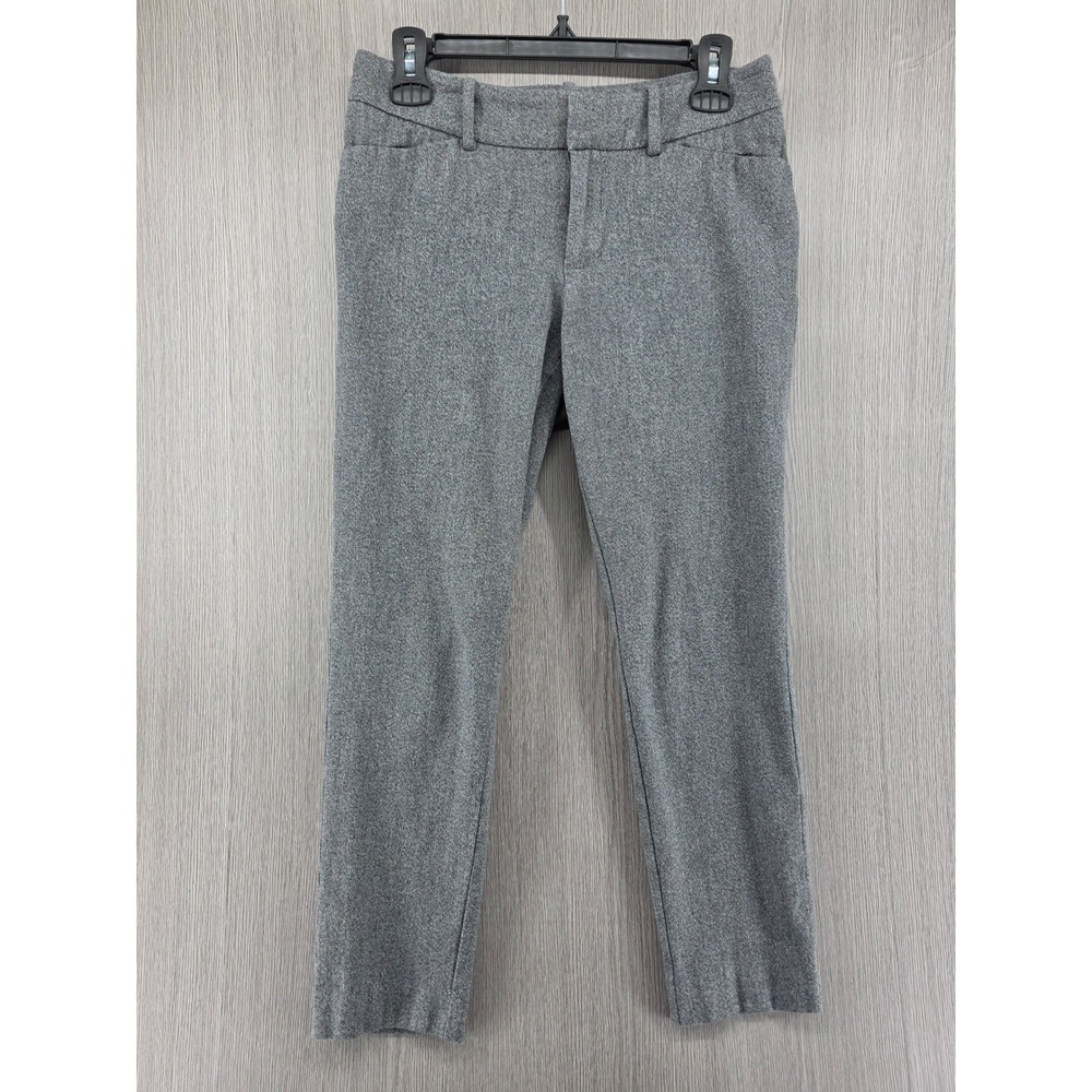 A New Day Crop Mid Rise Gray Office Career Gray Pants Womens 2